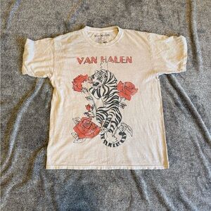 Van Halen Beige Graphic Tee - Short Sleeve